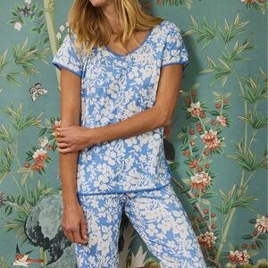 Lake pajamas pima cotton short long set - small tall
